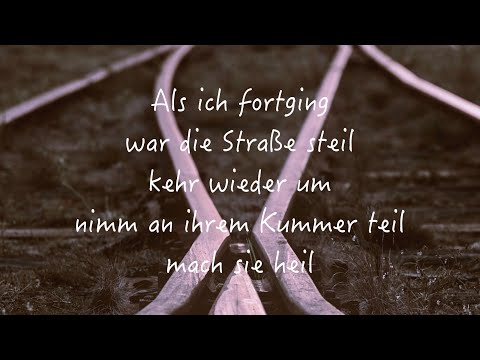Dirk Michaelis - Als ich fortging - Original Piano Version - Lyrics Video 4k