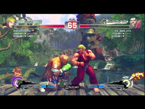 KINTAROSUKE (Ken) Vs ICE_MAN_213 (Balrog) SSF4/AE Ranked Matches - PSN