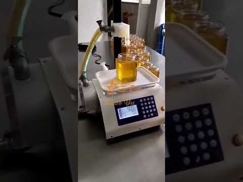 , title : 'Semi-Automatic Liquid Weighing Filling Machine Viscous Honey Bee Products Hand Sanitizer Filler