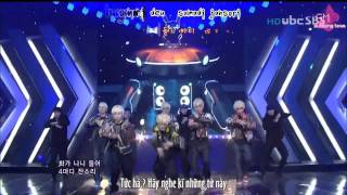 [Karaoke+Vietsub] BAP - Burn it up + Warrior live [GM subbing team]
