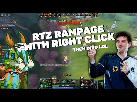 Arteezy Nature's Prophets Rampage then Died - Dota 2 Clip