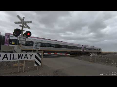 High Speed Vline Trains Passing By Werribee - 18/1/21