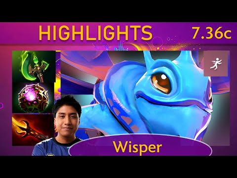 ⭐ 7.36c Wisper Puck |KDA - 29 KP - 69%| Mid Highlights - Dota 2 Top MMR