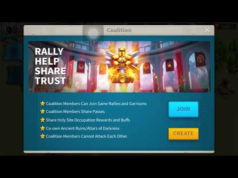 How to join Coalition in Rise of Kingdom
