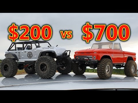 Cheap VS Expensive RC Crawler Car Challenge