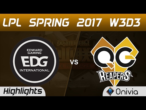 [Highlights] EDG vs QG - Game 1 -18/2/2017