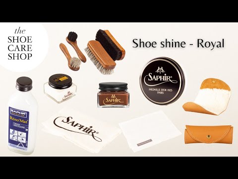 Shoe shine instruction video - Royal