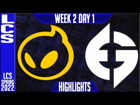 DIG vs EG Highlights | LCS Spring 2022 W2D1 | Dignitas vs Evil Geniuses