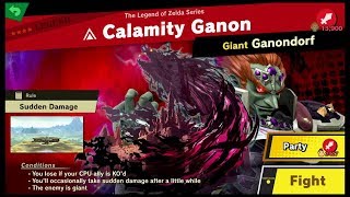 How to beat legendary spirit "Calamity Ganon" in story mode (Hard) - Super Smash Bros Ultimate