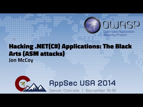Image thumbnail for talk Hacking .NET(C#) Applications: The Black Arts (ASM attacks)