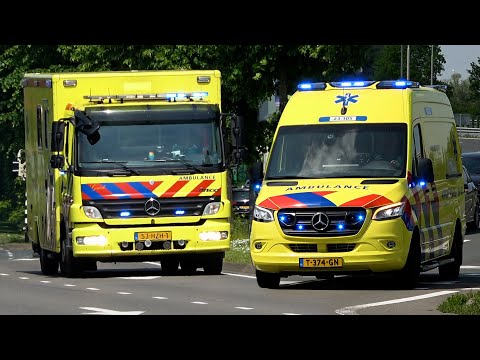 A1, [IC-] Ambulances naar en van meldingen in Venlo