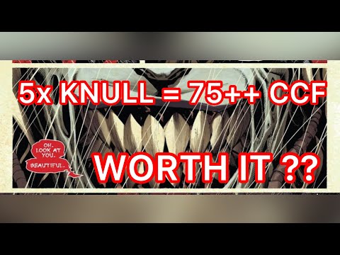 FULL VERSION 5x CLEAR WB LEGEND KNULL - CHECK CCF DROPS AFTER REWORK