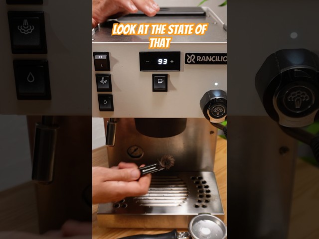 Vídeo relacionado con Rancilio 58 mm backflush Disco; estor portafiltro cesta
