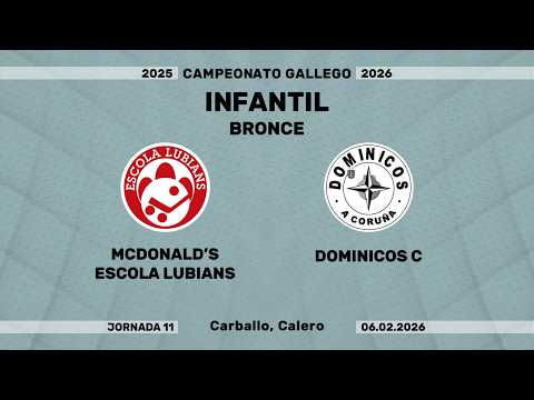 🎥​ MCDONALD´S ESCOLA LUBIÁNS - DOMINICOS C [Campeonato Infantil Bronce | J11]