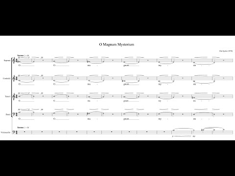 Ola Gjeilo - Serenity (O magnum mysterium)