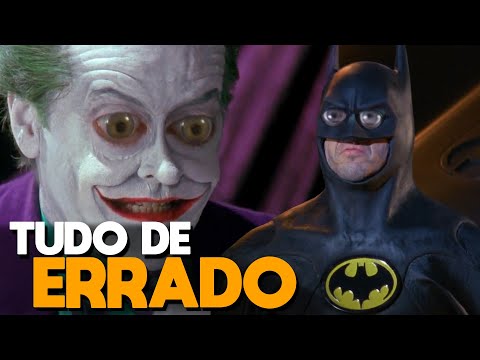 TUDO de ERRADO com BATMAN (1989)
