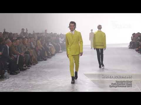 HAIDER ACKERMANN Paris Fashion Week Spring/Summer 2019