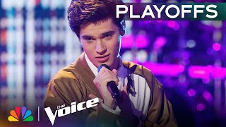 Tanner Massey Gives a Passionate Performance of Shontelle&#39;s &quot;Impossible&quot; | The Voice Playoffs | NBC