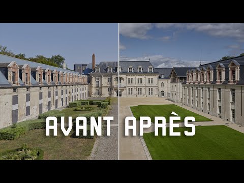 Avant / après : la restauration du château de Villers-Cotterêts