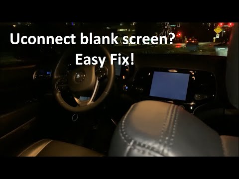 Jeep Grand Cherokee battery location 2011-2020 "Blank Uconnect screen fix"