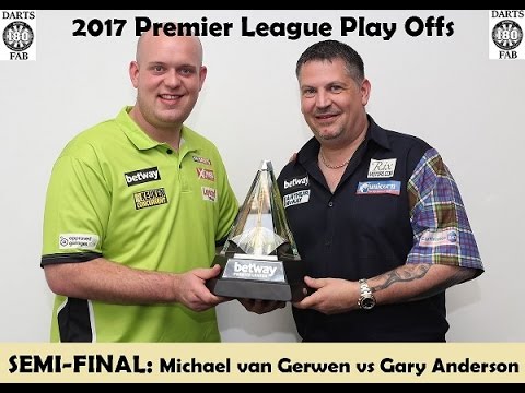 Betway Premier League Play Offs HD [1080p] - Semi Final [1of2]: Michael van Gerwen vs Gary Anderson