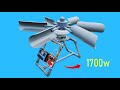 Homemade 1700W Wind Turbine Is TOO Powerful I Had To Turn It Off