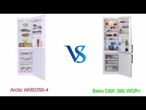 Combina frigorifica Arctic AK60350 4 vs Beko DBK 386 WDR