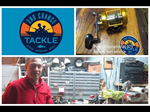 Penn international 975 fishing reel service and how to free a sticking release lever