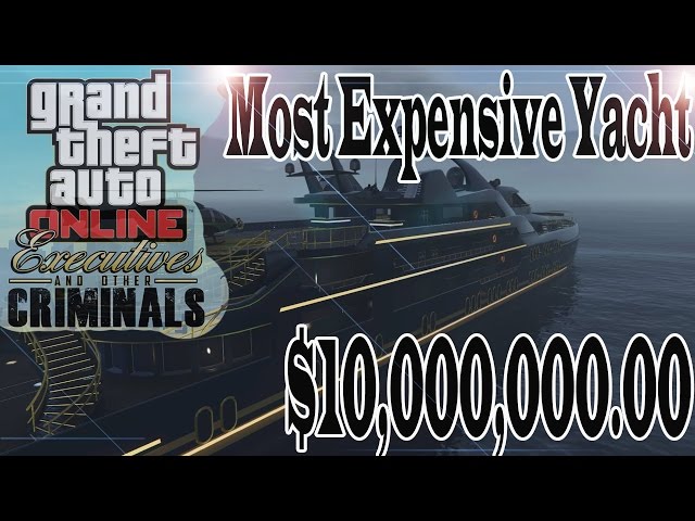 GTA 5 Executives and Other Criminals Most Expensive Yacht in the Game Tour