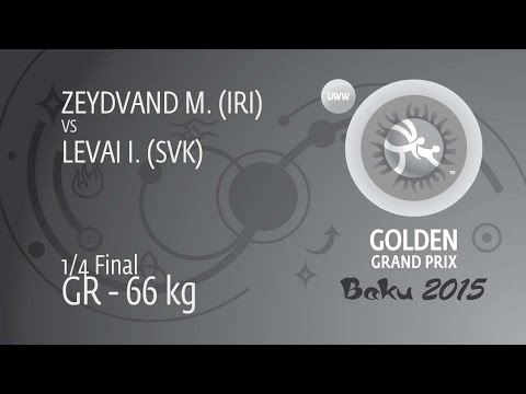 1/4 GR - 66 kg: M. ZEYDVAND (IRI) df. I. LEVAI (SVK), 6-4