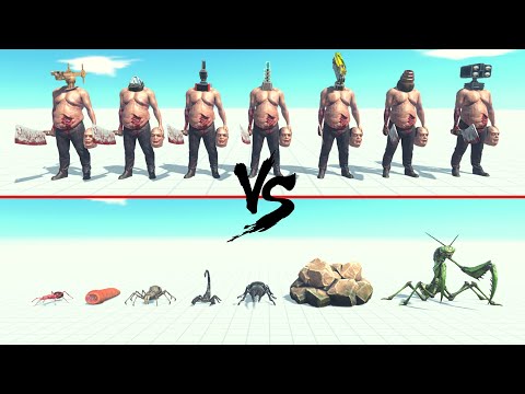 Updated Hulk Team Vs Giant Invertebrates ARBS | Animal Revolt Battle Simulator