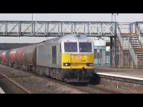 **DB Schenker Silver 60066 hauls Murco Oil Tanks through Severn Tunnel Junction**
