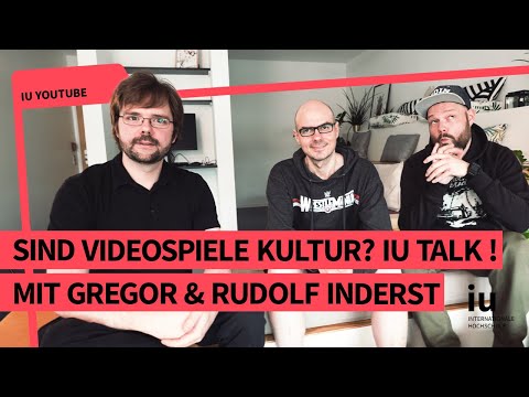 , title : 'Sind Videospiele Kultur? | IU Talk mit Gregor Kartsios und Rudolf Inderst'