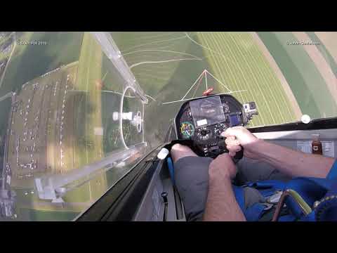 Onboard Footage Aerobatic Glider Johan Gustafsson Cam 2 Oostwold Airshow Sunday 9-6-2019