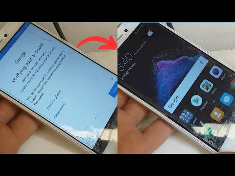 Löschen Sie das Google-Konto Huawei P8 Lite 2017