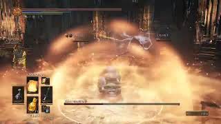 「【DARK SOULS 3】装備重量100％超え縛りカンスト攻略ボス撃破シーン！#12！冷たい谷の踊り子戦！