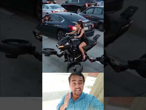 জাপান এমন একটা মোটরসাইকেল বানিয়েছে জ্যামে পড়লে ডোন হয়ে উড়ে যায়