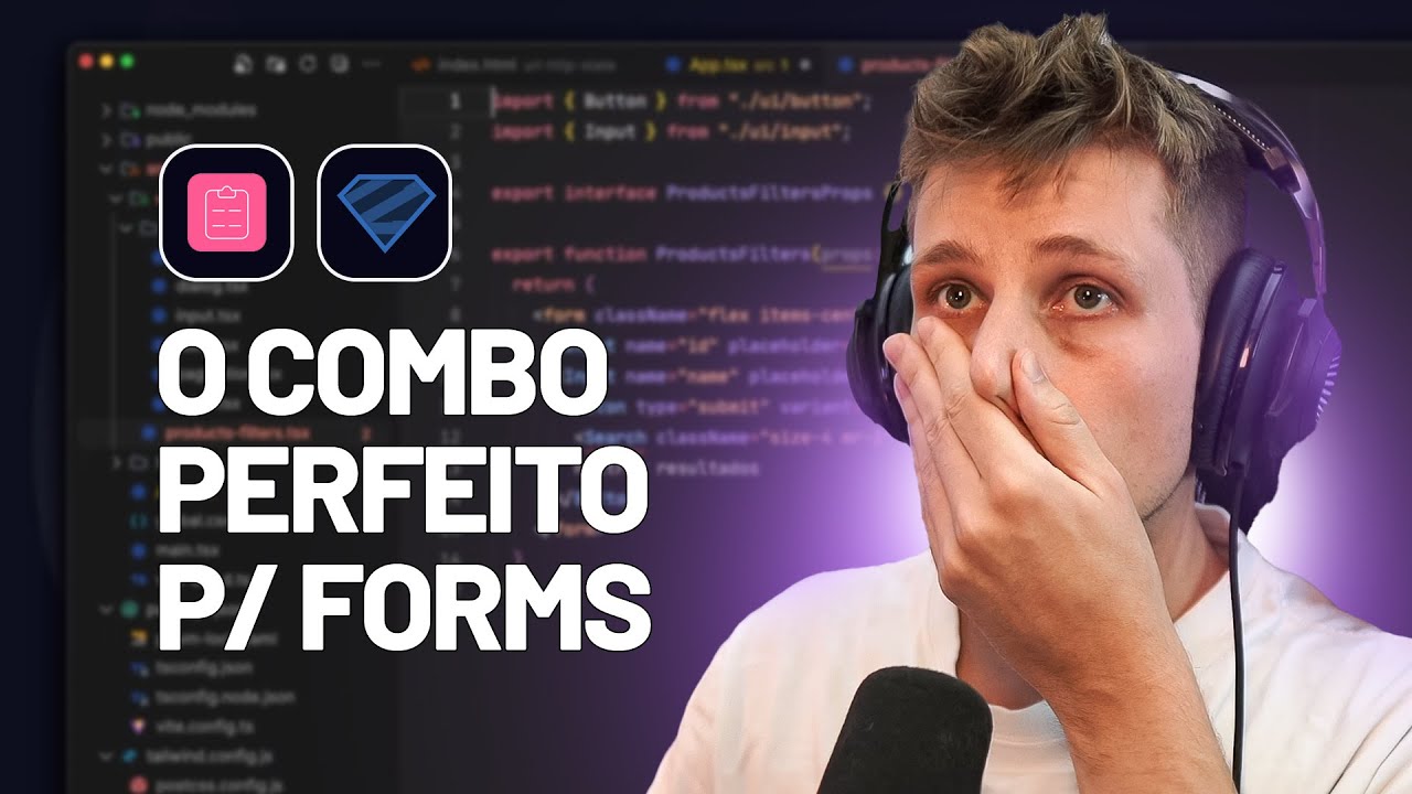A melhor forma de criar formulários no React (hook form + zod)