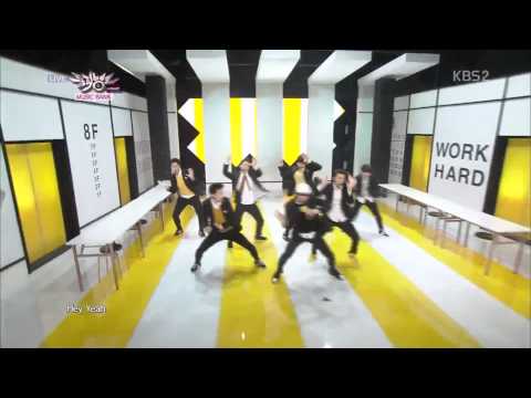 [FULL HD] 140328 Super Junior-M - SWING @ Music Bank Comeback Stage