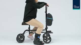 Kolenná kolobežka Knee Walker – 4-kolesové chodítko s oporou kolena