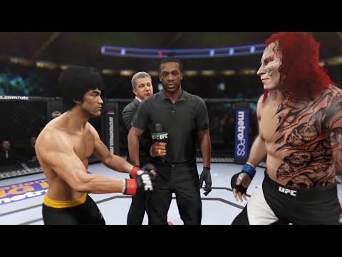 Bruce Lee vs. Bio Cyborg - EA Sports UFC 2 🔥🐲