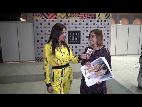Интервью на Moscow Fashion Week 2019   -  Татьяна Каменштейн   фешн иллюстратор