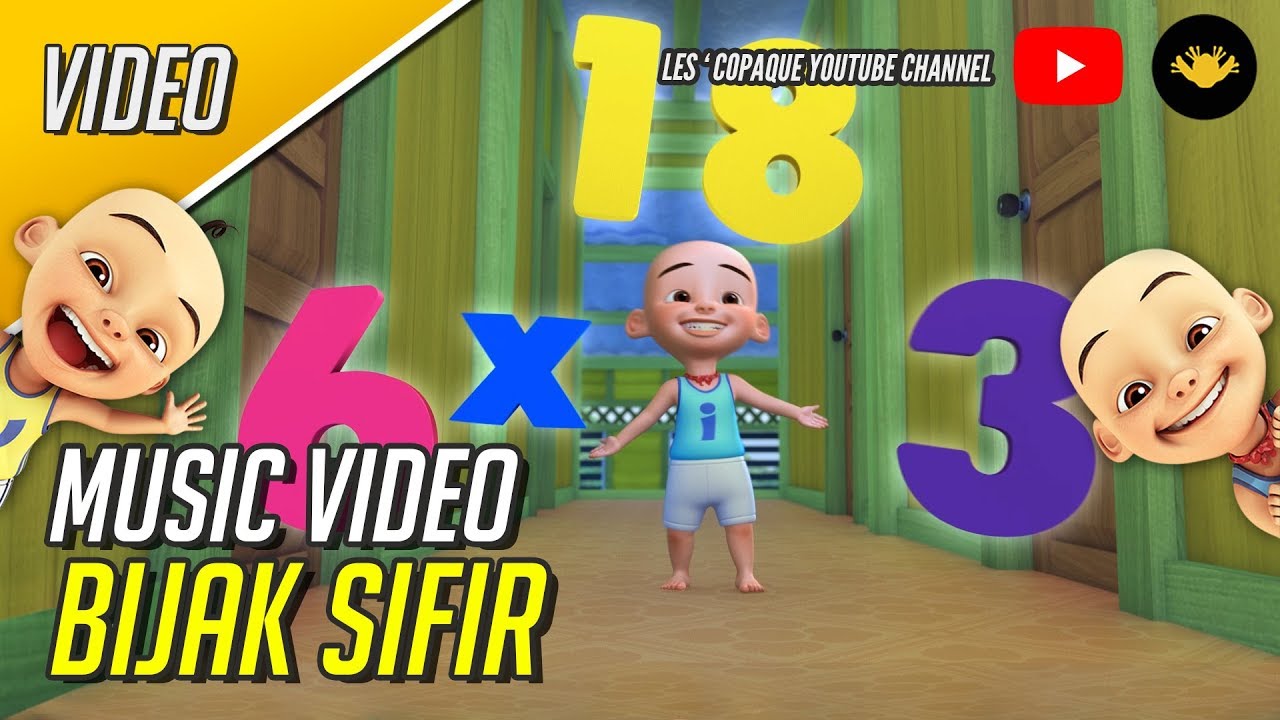 Upin & Ipin - Bijak Sifir ( Music Video )