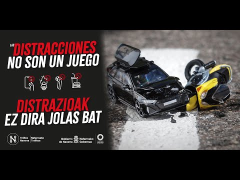 Una campaña busca concienciar en Navarra obre los riesgos de las distracciones al volante
