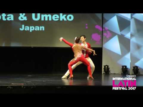 2017 SILF Asia Latin Championship - Bachata Professional CHAMPION 04 Umeko & Yota