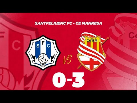 RESUM | J.4 | Santfeliuenc FC - CE Manresa (0-3)