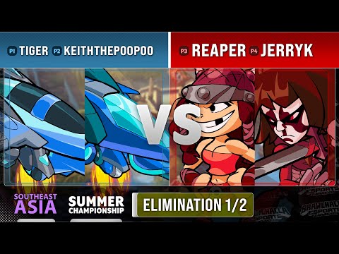 Tiger & KeithThePooPoo VS Reaper & jerryK - Elimination 1/2 - Summer Championship 2022 - Doubles