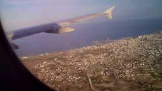 preview picture of video 'SKG(GR) to LCA(CY) Aegean Airlines flight'