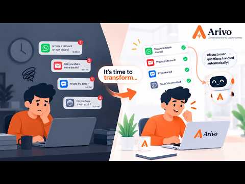 Transform Customer Queries into Sales 24/7 with Arivo AI 🚀