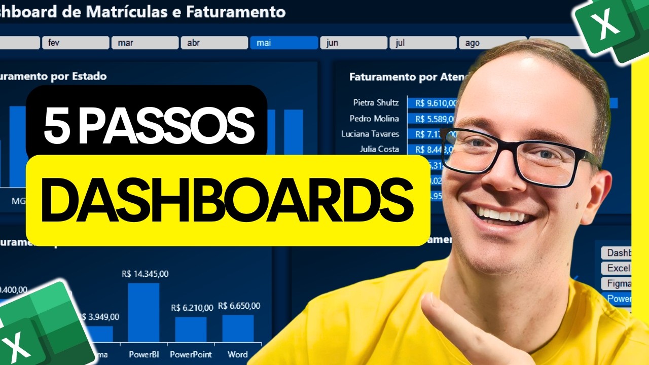Técnica para Criar Dashboards no Excel em 5 Passos